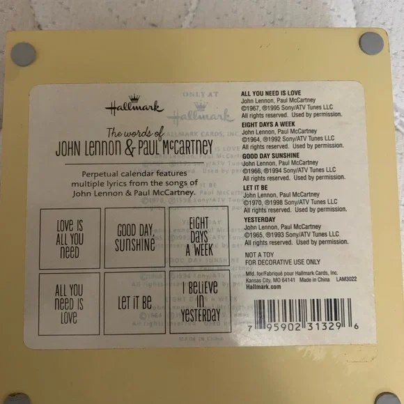 Calendar decor - Picture 3 of 3